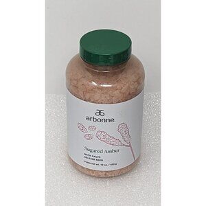 Arbonne Sugared Amber Bath Salts 16 oz